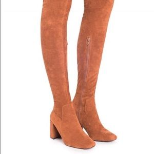 Jeffrey Campbell Cienega tan suede Otk Boot